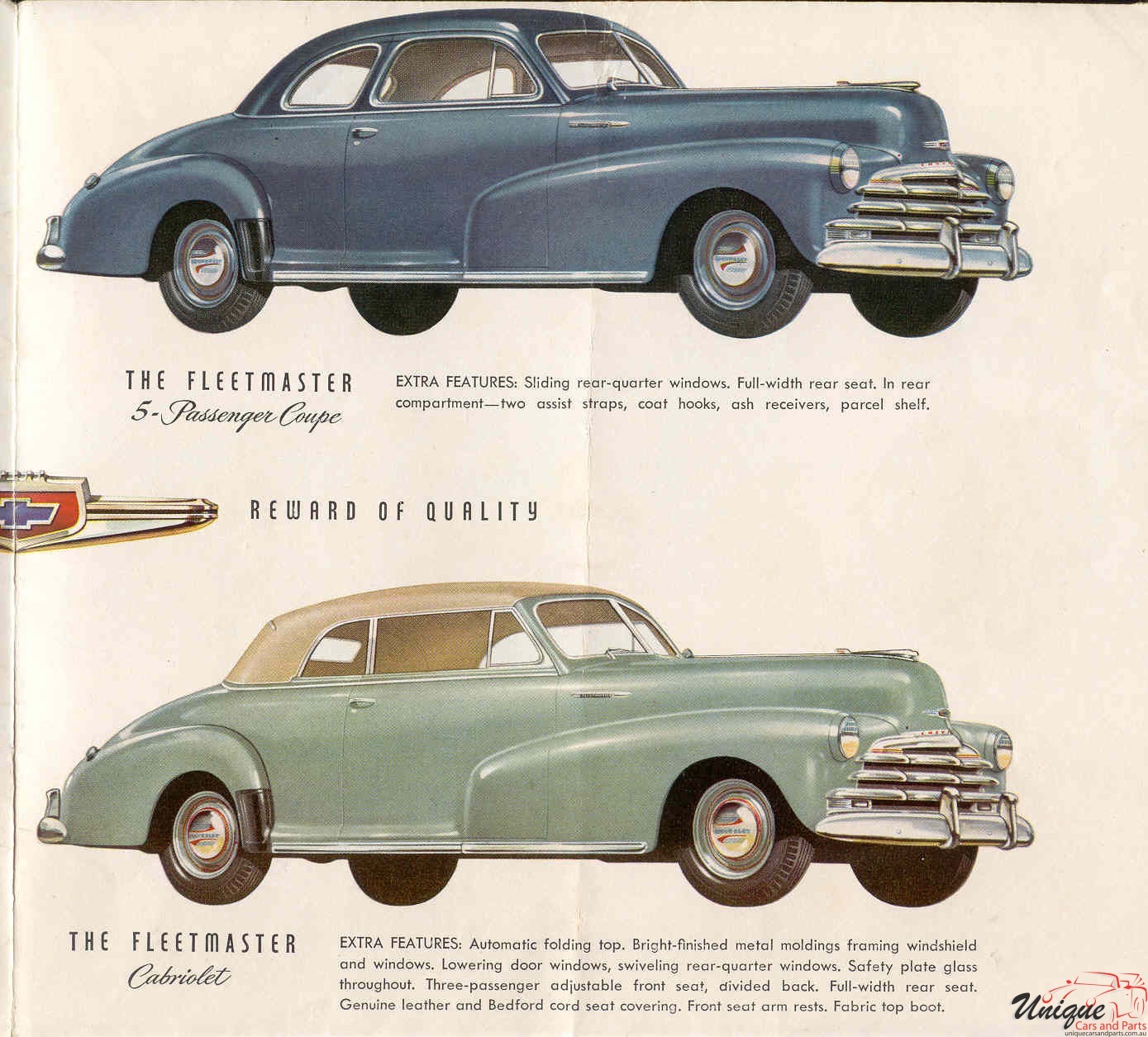 1947 Chevrolet Brochure Page 3